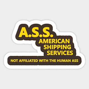 American Shipping Services Sticker